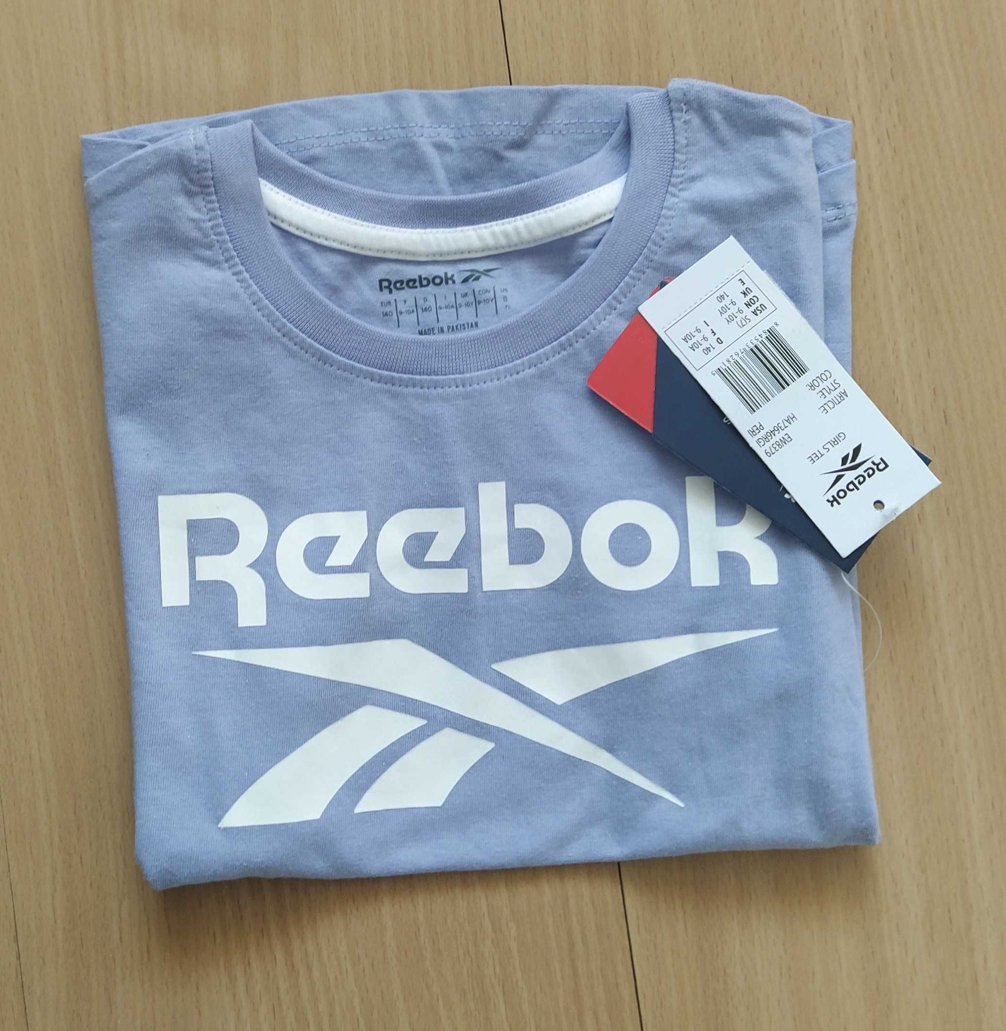 Koszulka dziewczęca t-shirt Reebok - nowa 140