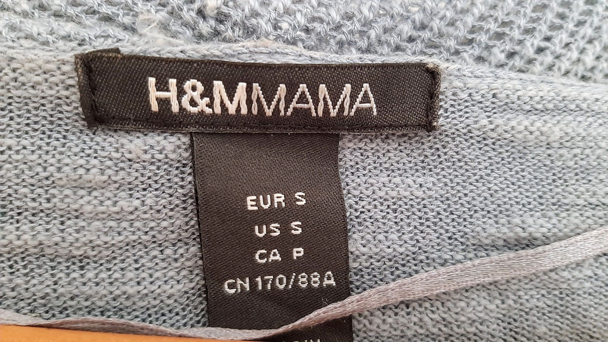 Cardigan 3/4, com cinto, tam. S, H&M
