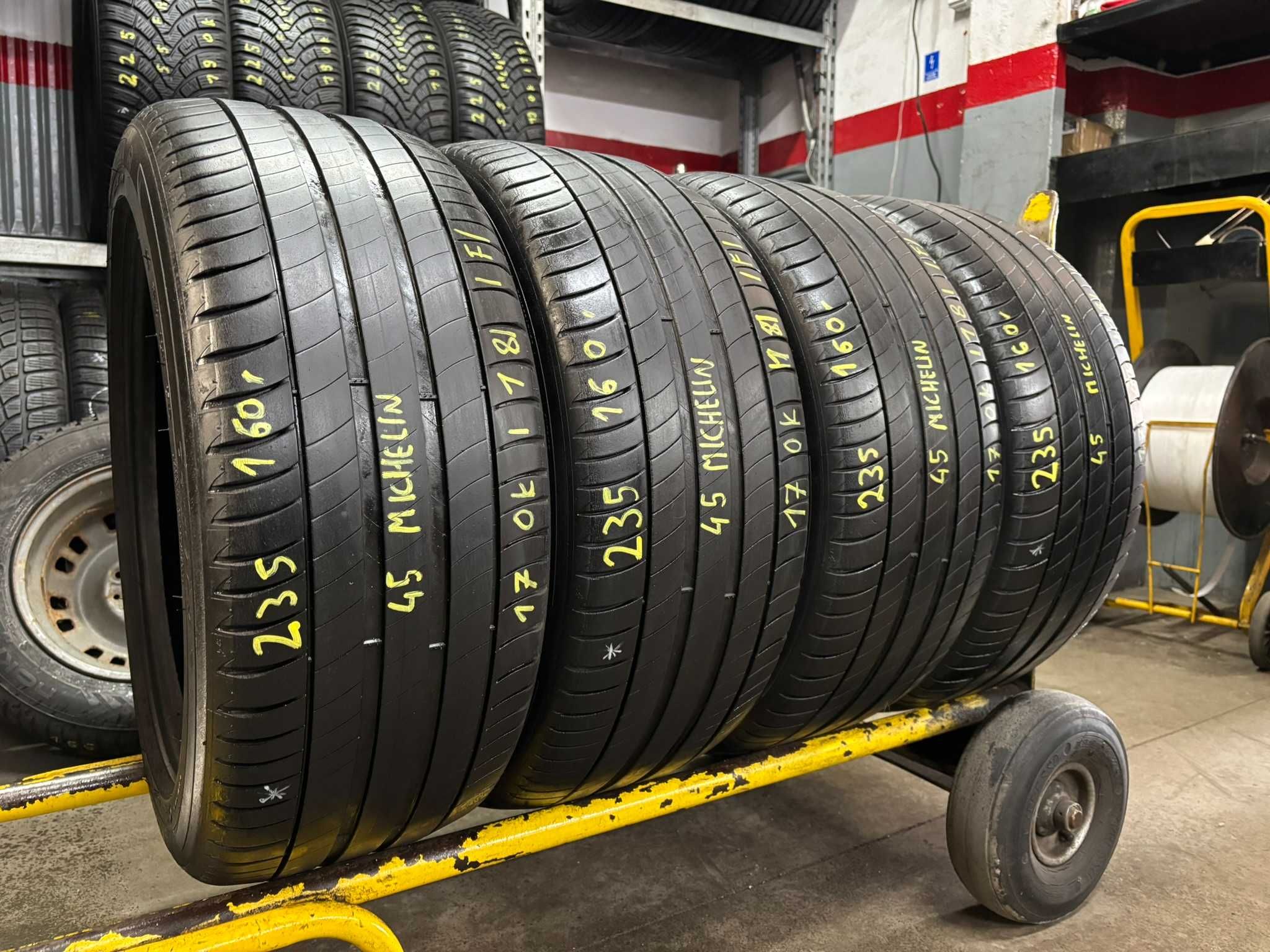 4X OPONY LETNIE 235/45R17 94W Michelin Primacy 3 5.2MM 2018R CAŁE!
