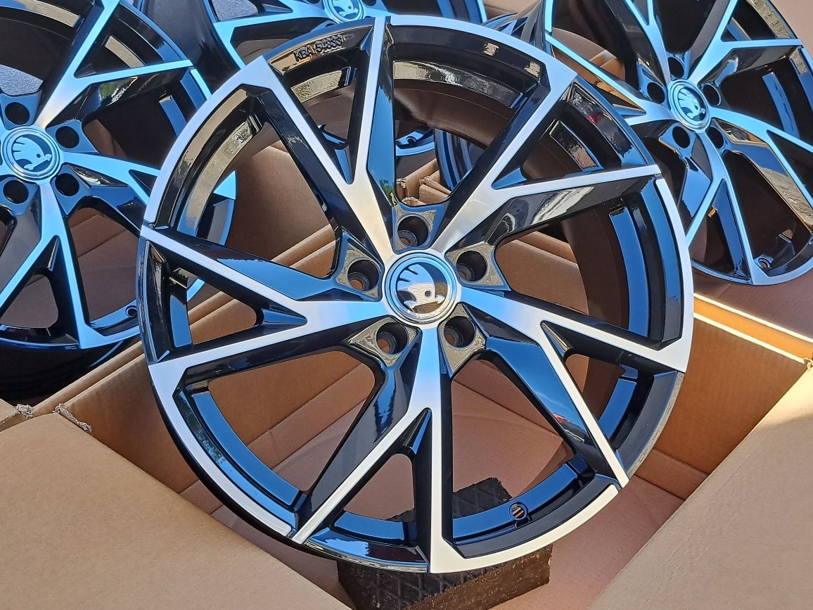 Alufelgi SKODA 18 5x112 Karoq Octavia Scout Kodiaq Yeti ET35 CA23 CNC