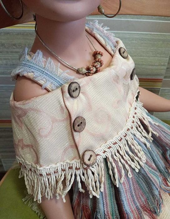 Фарфоровая кукла порцелянова керамічна лялька з глини