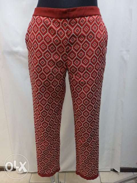 SPODNIE Damskie Bordo H&M Rozm. 38 Długość 7/8