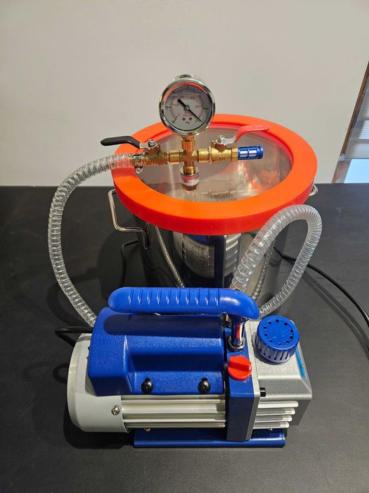 Komora próżniowa 8L do żywic epoksydowych z pompką