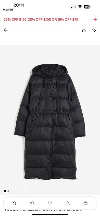 Куртка пуховик H&M