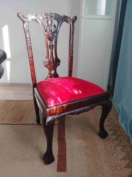 Stół i 6 krzeseł + fotel