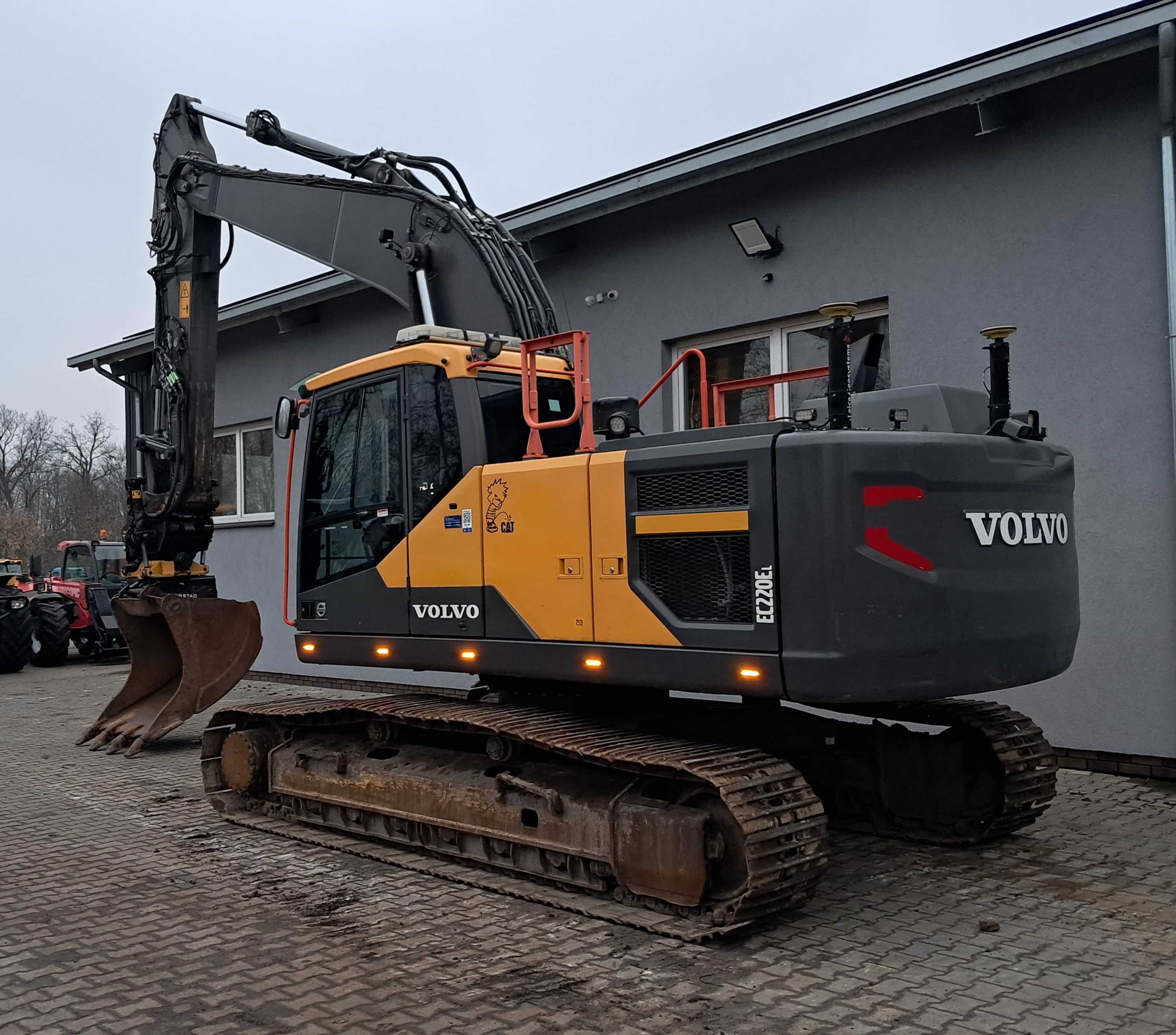VOLVO EC220EL Rototilt ENGCON GPS 3D Leica Niwelacja Terenu