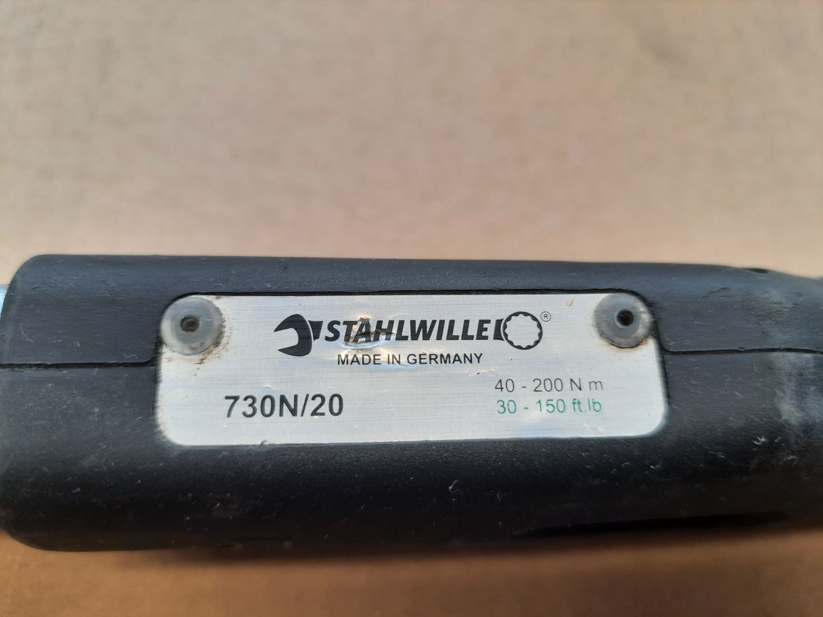 Klucz dynamometryczny STAHLWILLE Monoskop 730N/20 zakres 40-200Nm