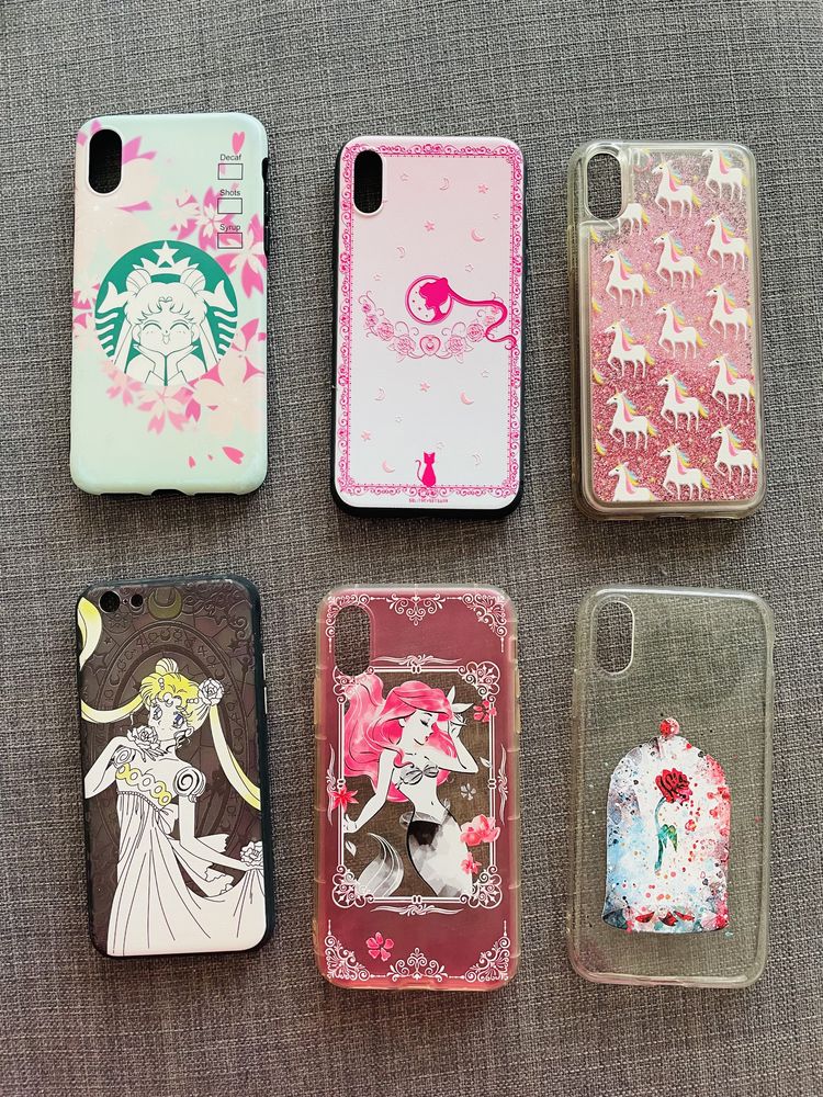 Capas Iphone XS ou Iphone X (Sailor Moon, Disney, Bela e o Monstro)