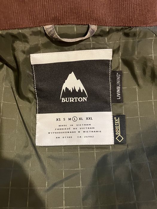 Kurtka burton radial gore-tex rozmiar L, wersja Long