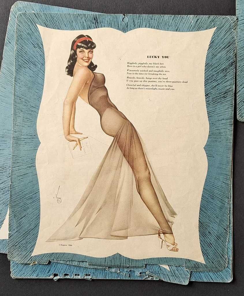 Esquire’s Varga Girls 1947 – wyjątkowy kalendarz retro z USA
