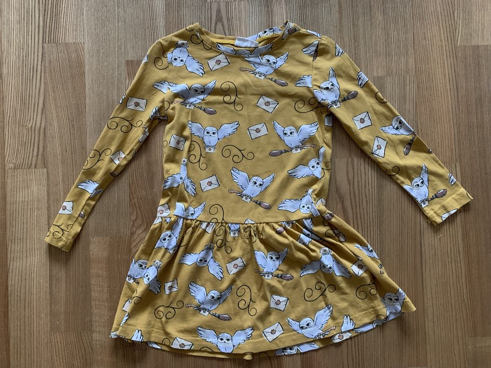 Sukienka Harry Potter sowa 110