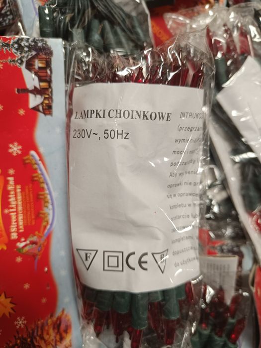 Lampki choinkowe 125szt mix