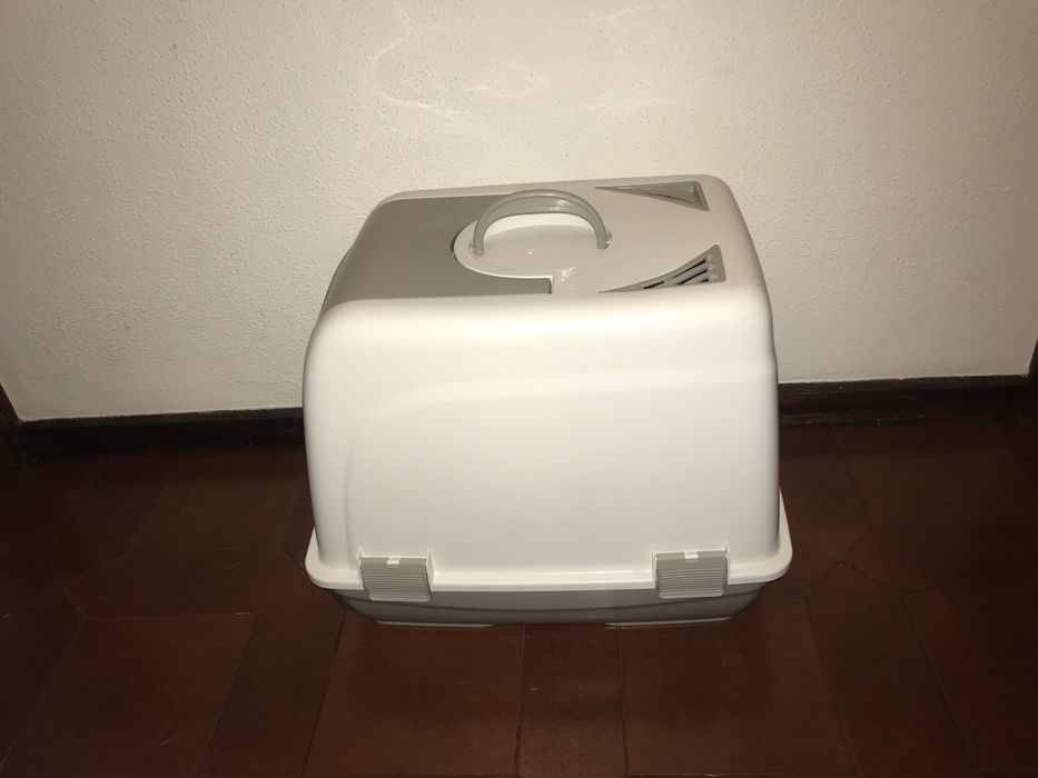 Caixa de Areia, Fechada, para Gato