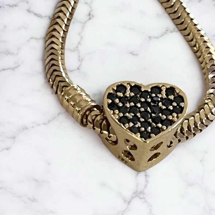 Złota Zawieszka do bransoletki -Serce PR. 585