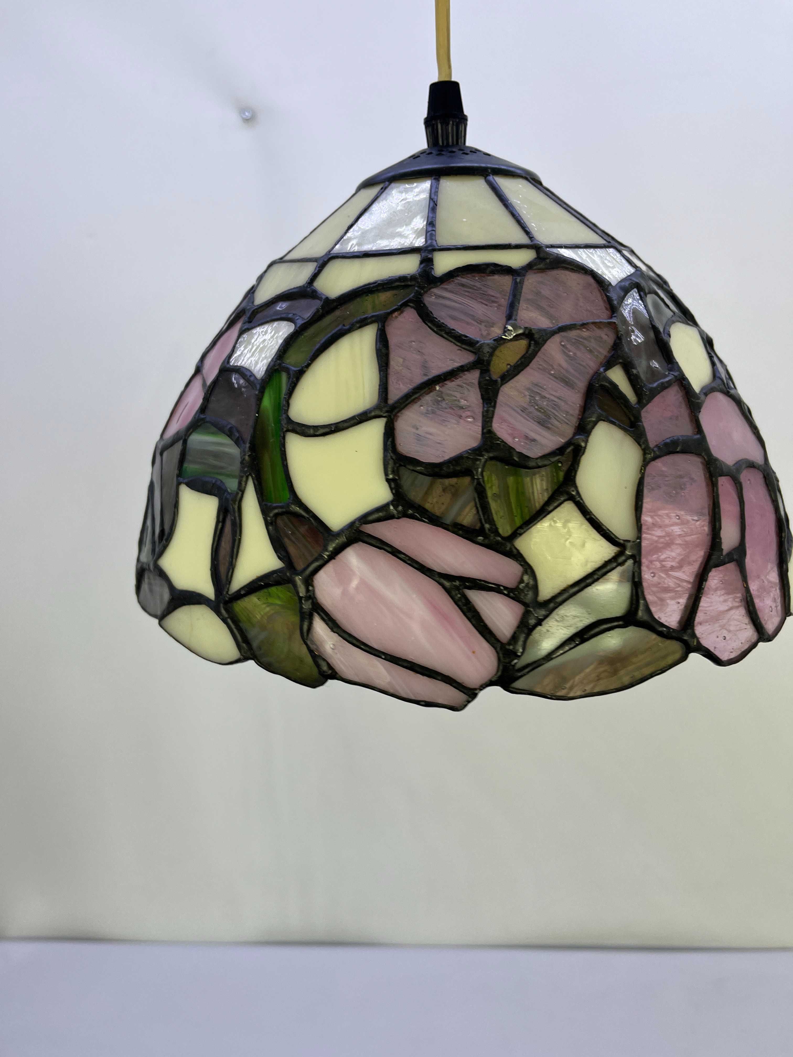 Zwis lampa Żyrandol stylowy Tiffany