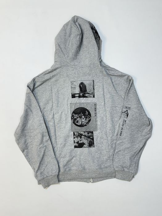 Зип худи Enfants Riches Deprimes Assemblage Grey Zip Hoodie ERD