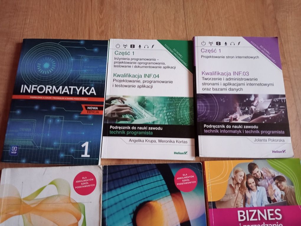 Podręcznik do klasy 1 i 2 technikum liceum