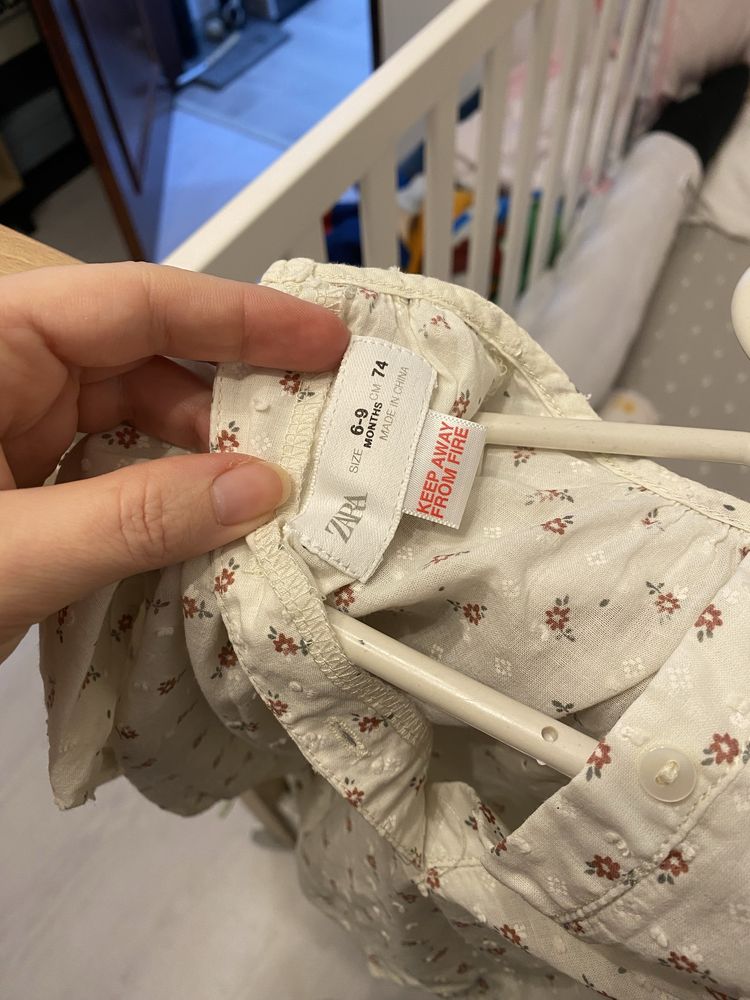 Body para baby com flores 6 a 9 meses leve e fresco