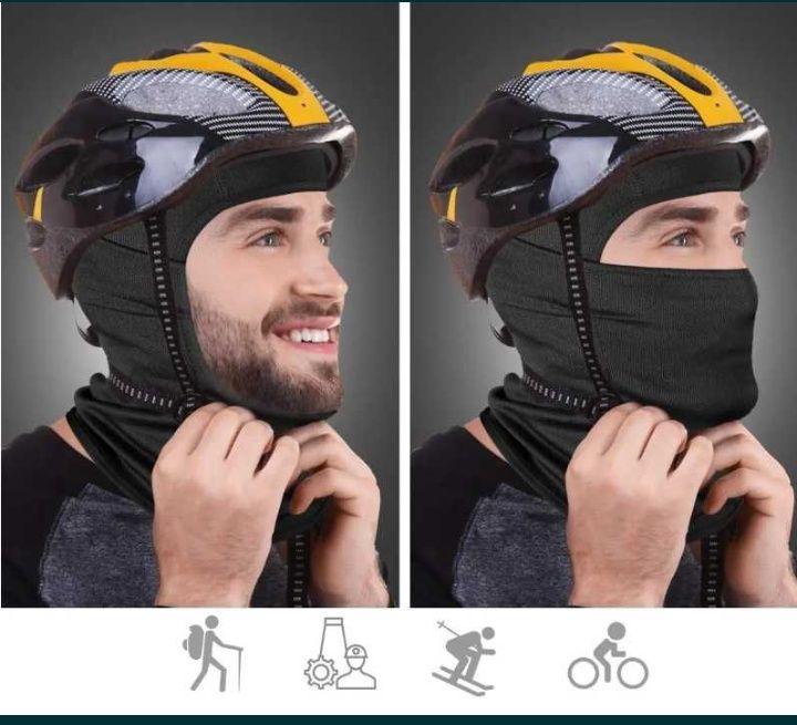 Мотоподшлемник эластичный. Балаклава, маска для лица.