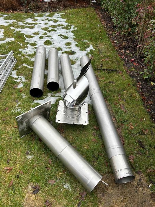 Podciśnieniowy Wkład kominkowy typu KF + kogut w bardzo dobrym stanie