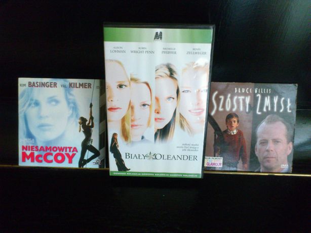 Szósty Zmysł - Biały Oleander - Niesamowita McCoy Filmy DVD/VHS Zestaw