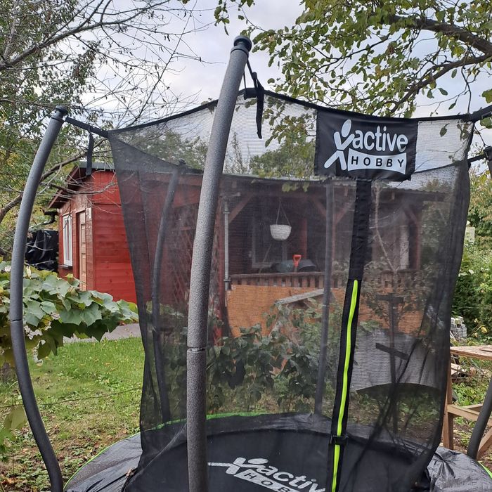 Trampolina Ogrodowa dla Dzieci 6FT 183 cm Siatka Wewnętrzna Osłona