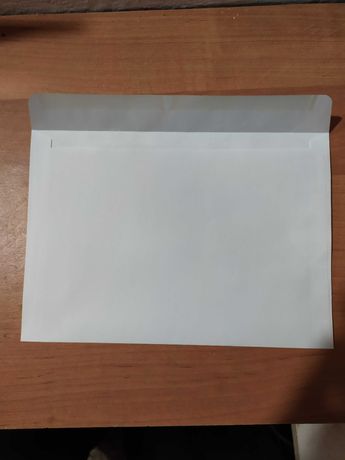 Конверт поштовий С5, білий (162х229)