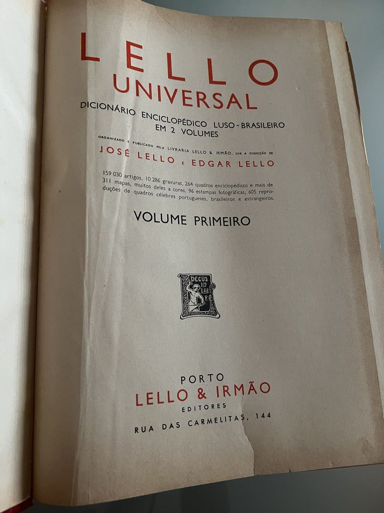 Dicionario Lello Universal