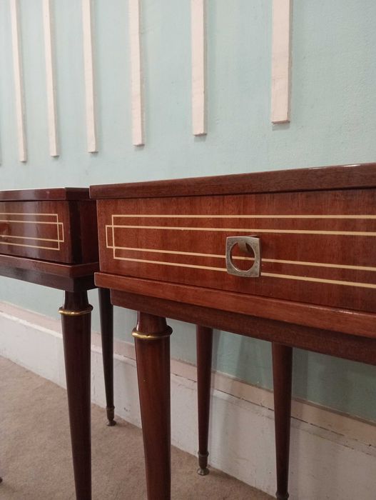 Par de mesas de cabeceira - Vintage