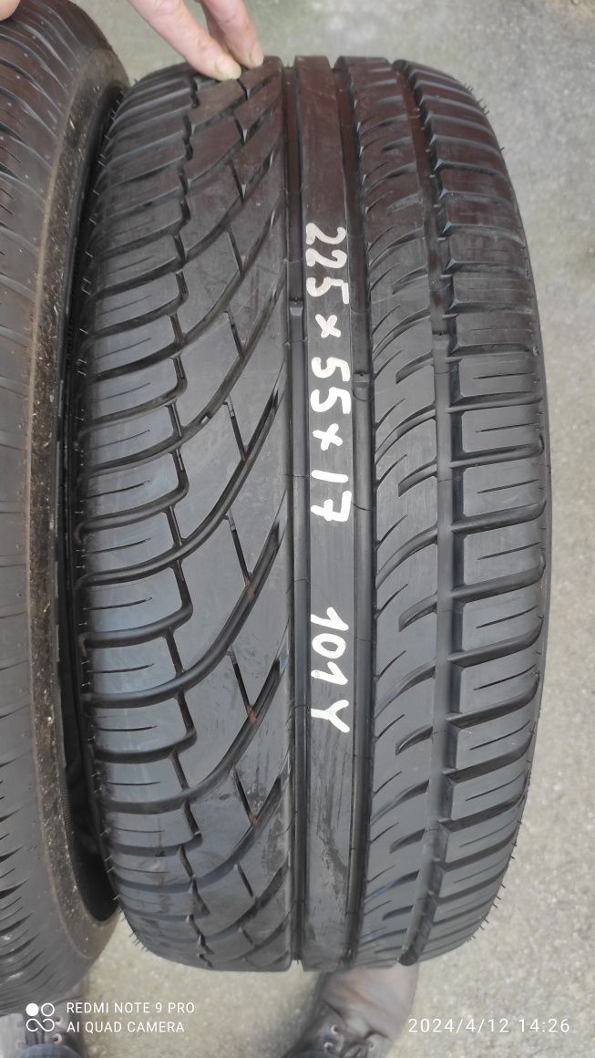 Шины одиночки 225/65/17 Bridgestone 225/55/17 Michelin