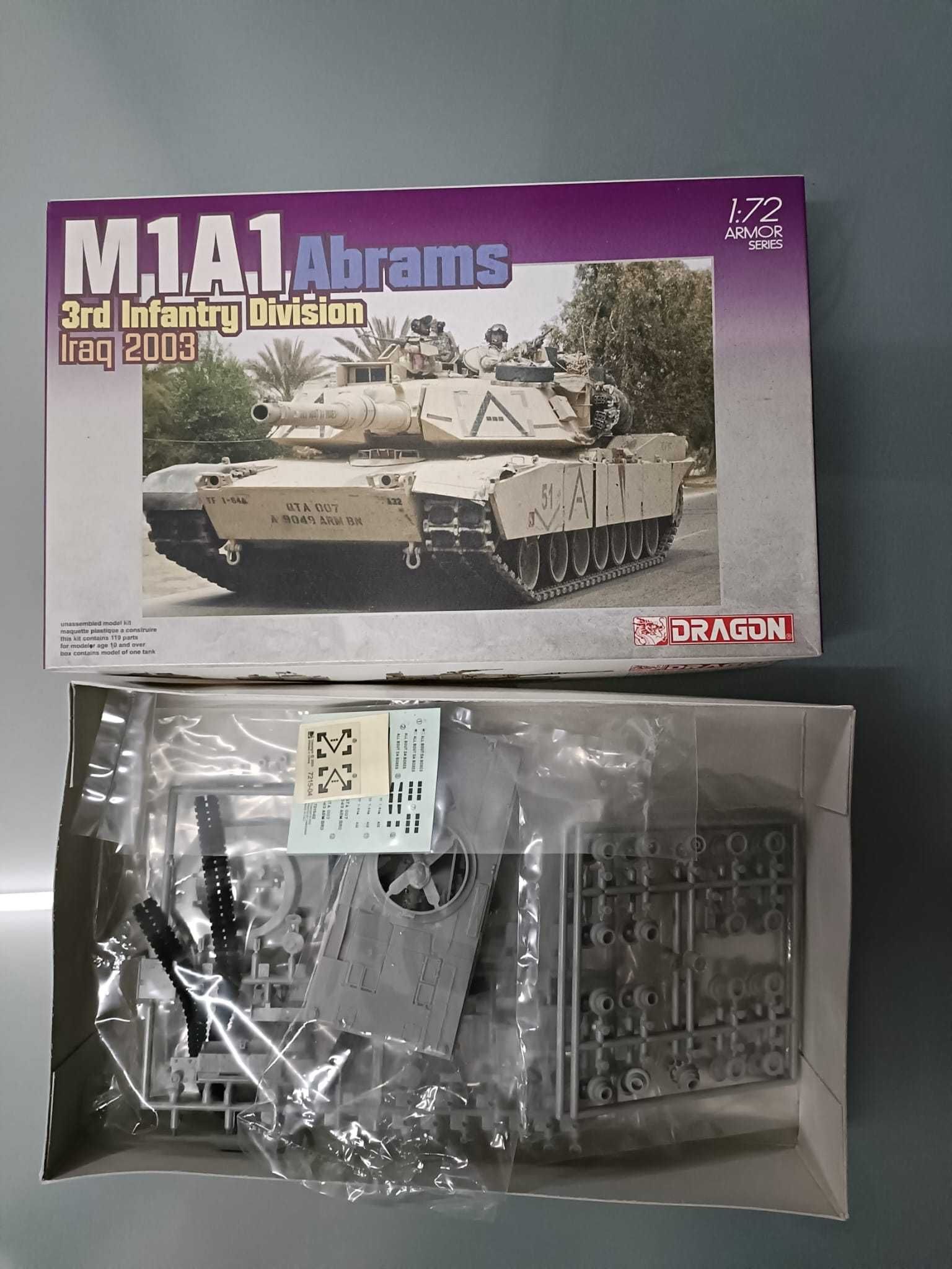 Kit Modelismo, M1A1 Abrams Iraq 2003, Dragon, escala 1:72