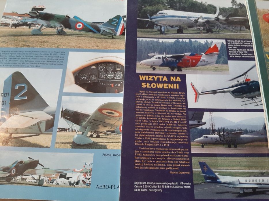 Aero Plan archiwalny  ilustrowany magazyn lotniczy zestaw 3 szt