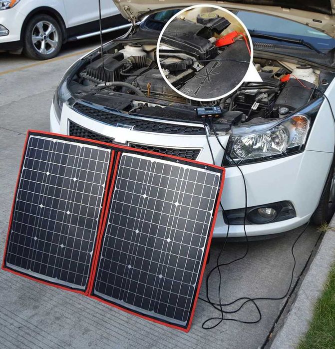 Panel słoneczny przenośny 300wat falownik 12v