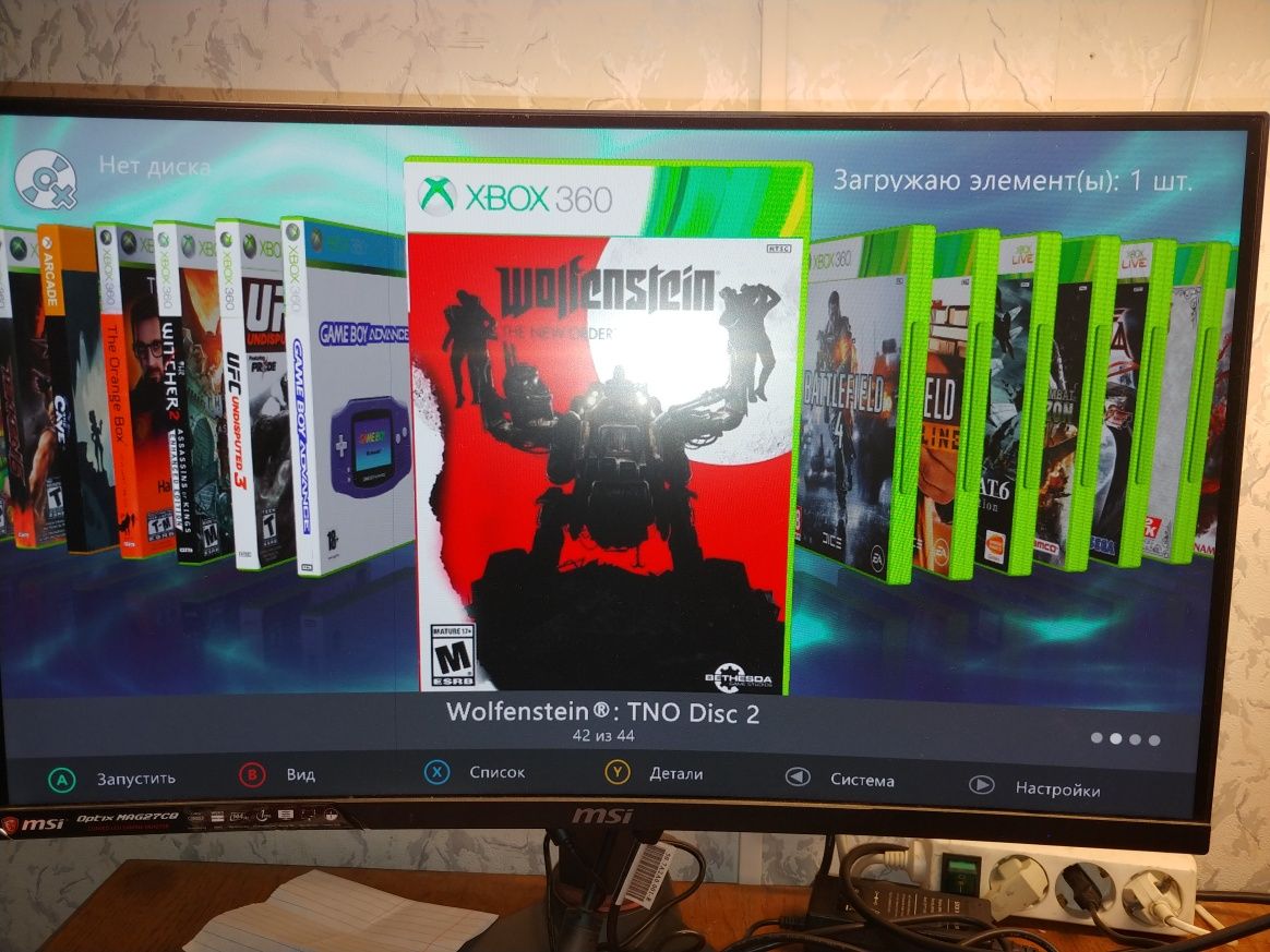 Игровая приставка Xbox 360 +kinect+44игры