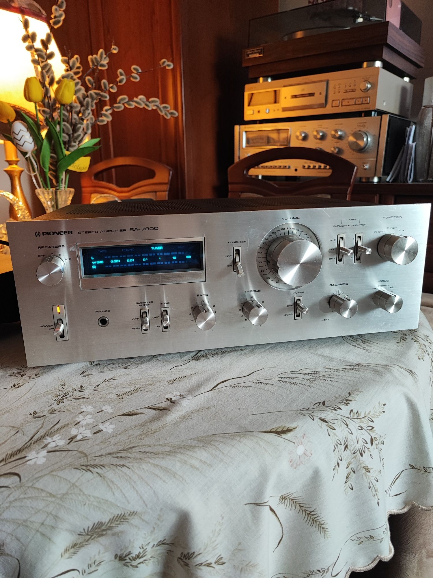 Pioneer Sa 7800 wzmacniacz Blue line