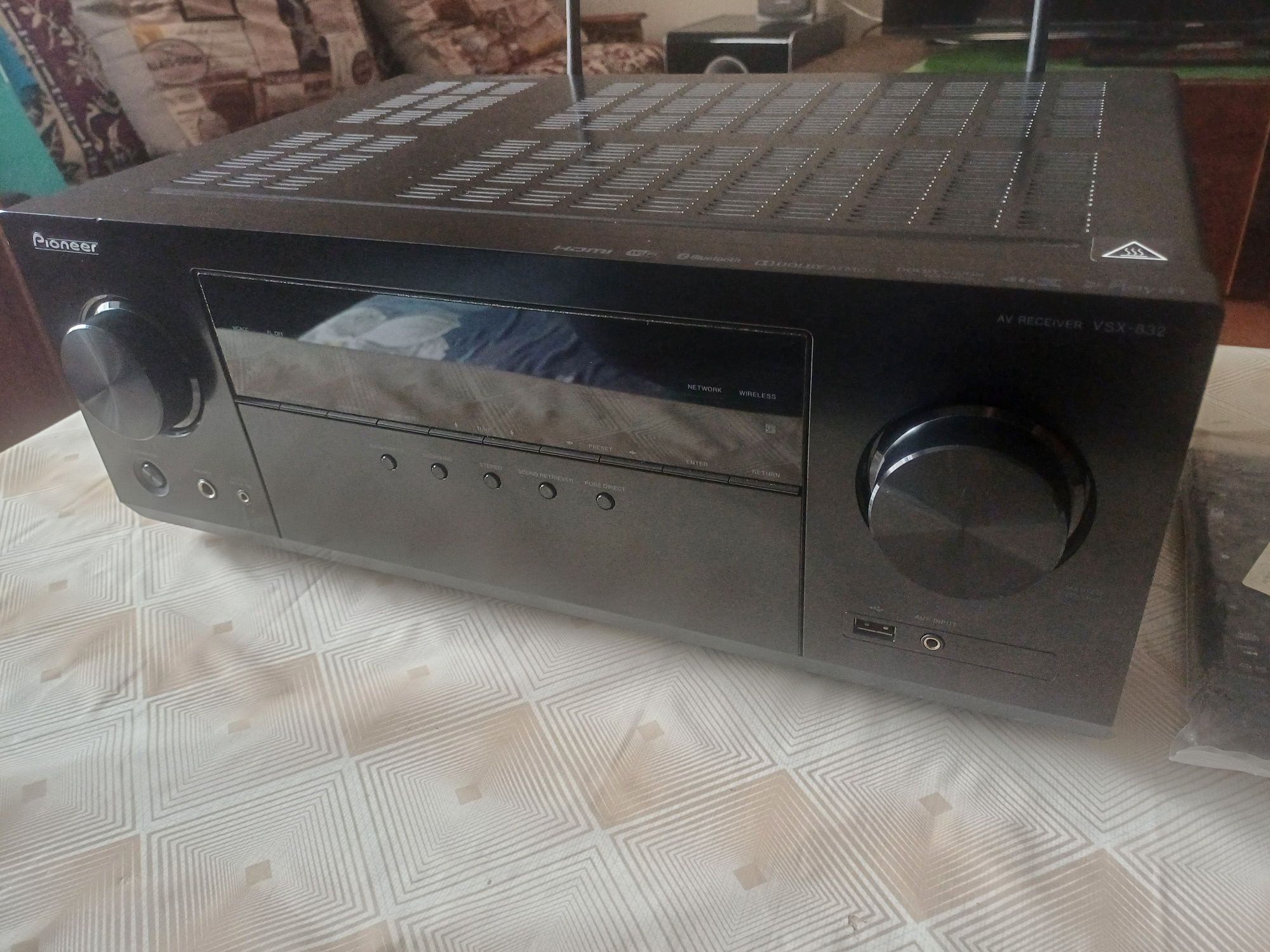 Av Ресивер ресівер підсилювач Pioneer VSX-832  130Bт × 5 Dolby Atmos