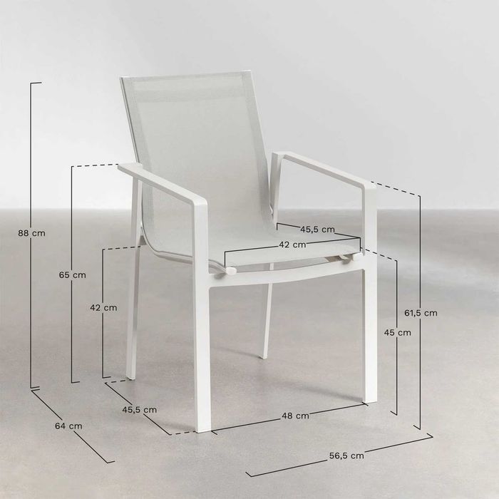 Conjunto mesa exterior Antracite + Cadeiras