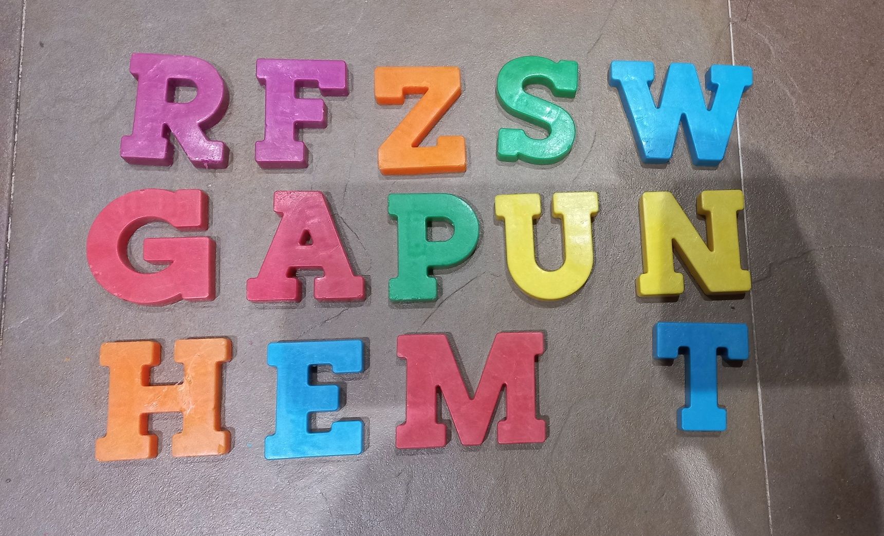 Abecedarios letras com íman