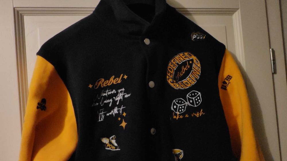 RUGBY Bomber Bejsbolówka z Serii RUGBY Rebel. Nowa r.L. Super Hafty