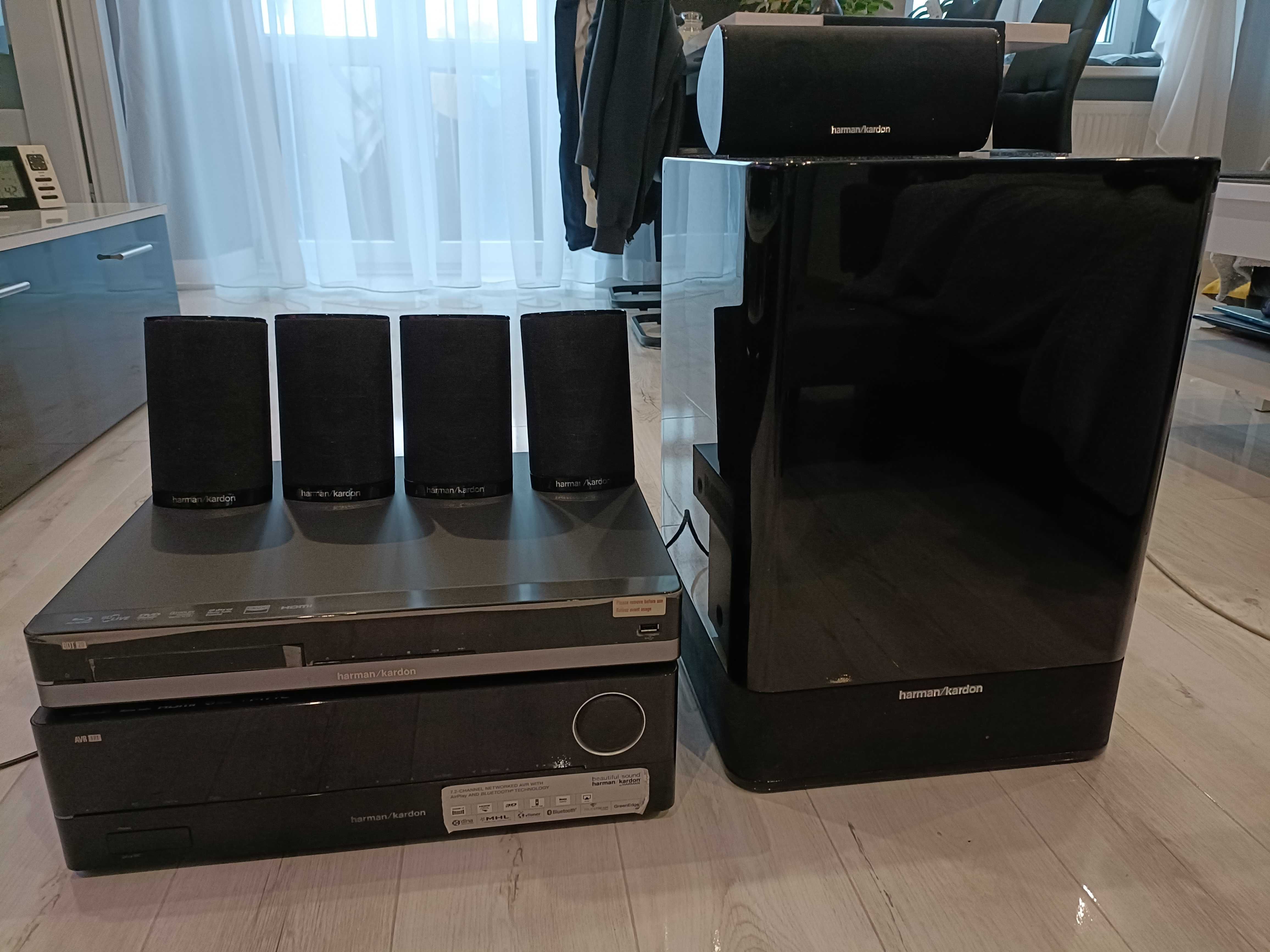 Amplituner Kino domowe  CD,USB,Harman Kardon ,Mega Bas,5 głośników