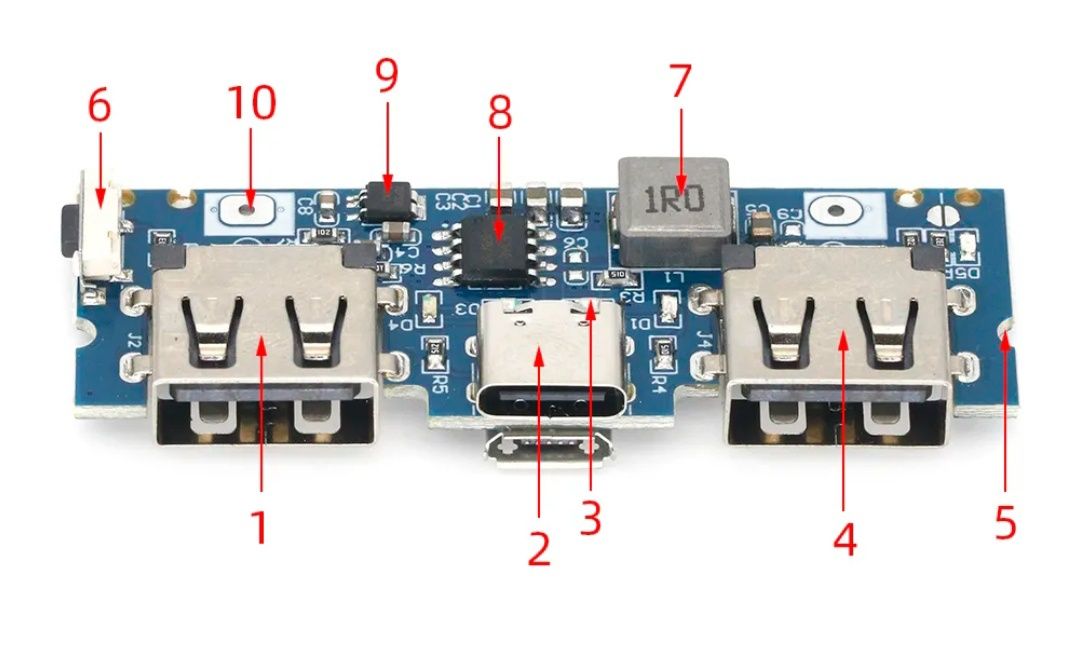 Плата для повербанку
