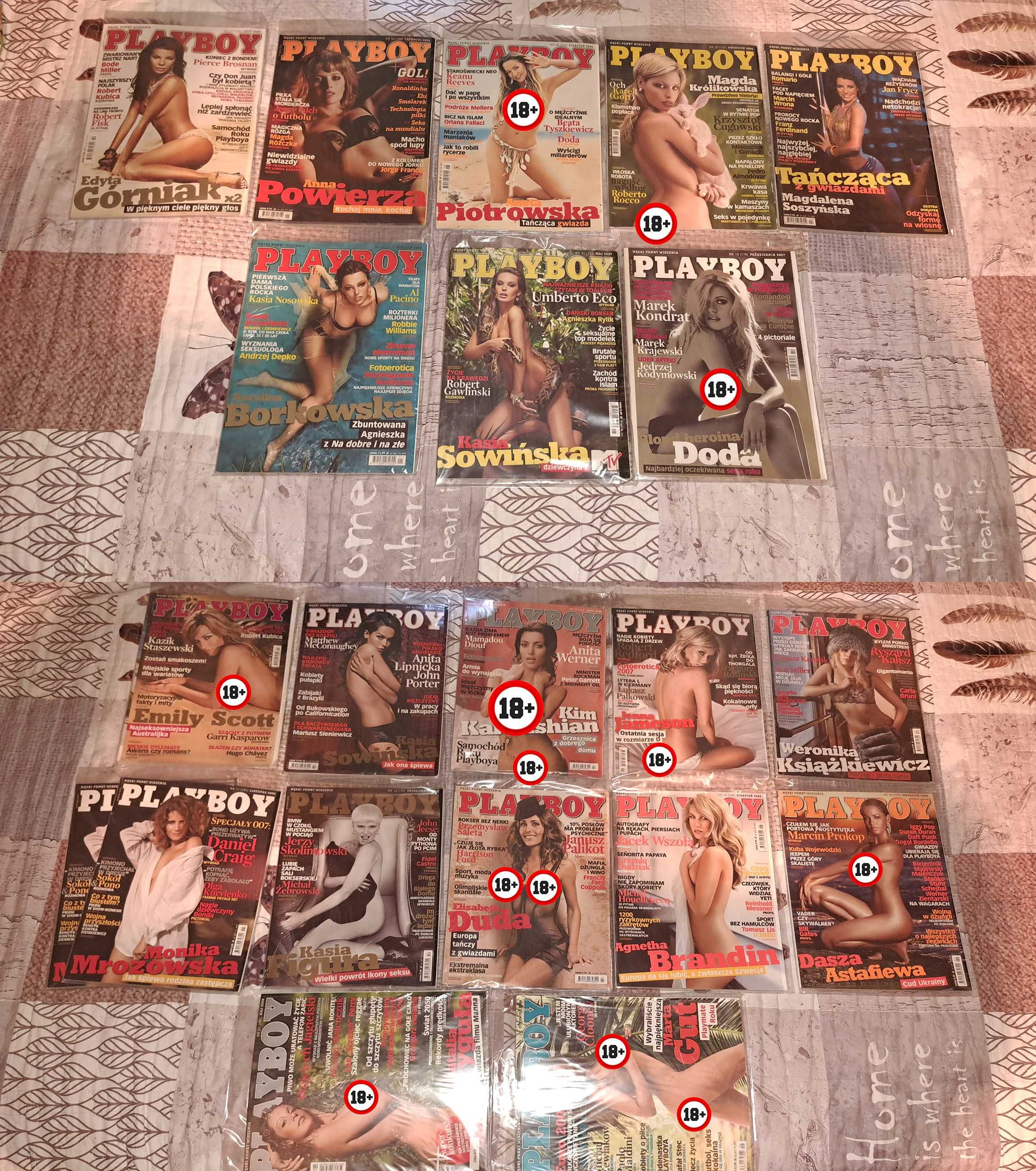 Czasopisma Playboy - 1998 do 2018 (75 Egzemplarzy)