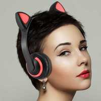 Bluetooth Наушники Cat Ear ZW-19 со светящимися кошачьими ушками