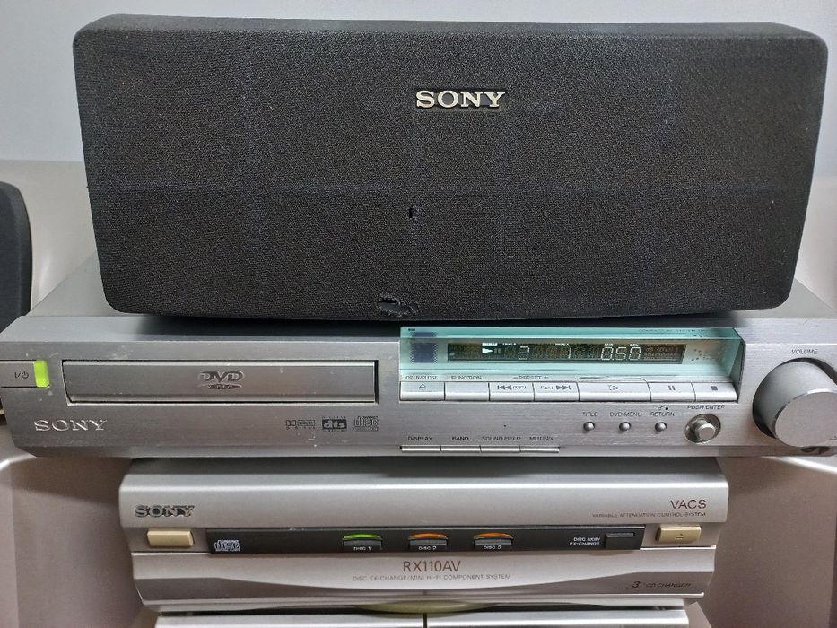 Wieża sony Rx 110Av/dj mix pro/pro logic