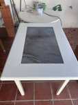 Mesa de cozinha com granito