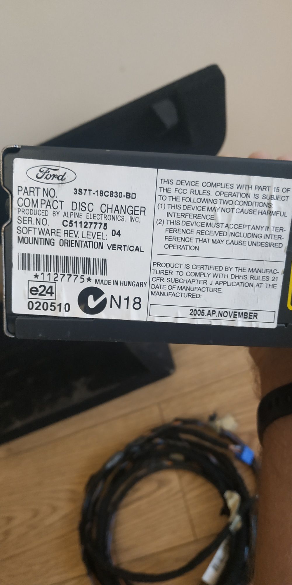 Zmieniarka na 6cd Mondeo MK3