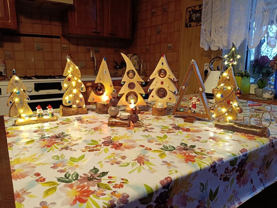 Drewniane ozdoby świąteczne