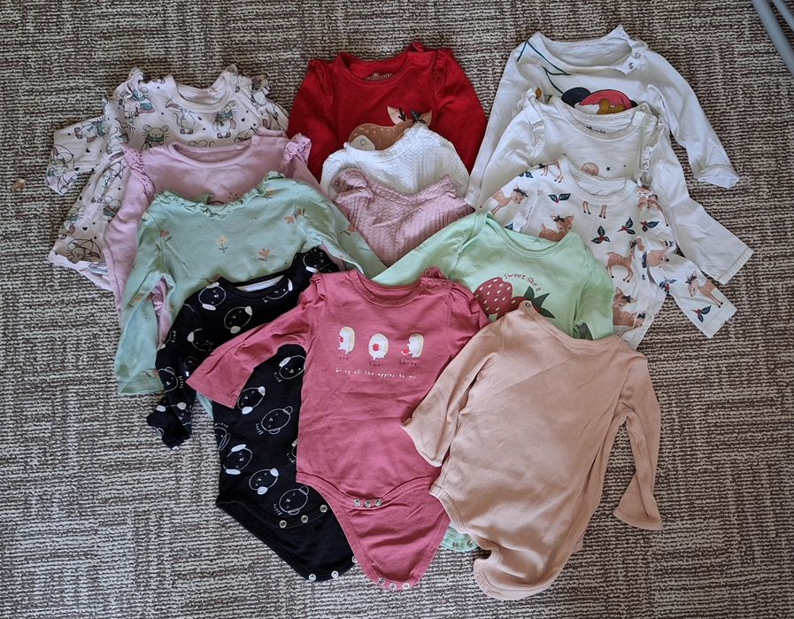 Paka ubrań dla dziewczynki rozmiar 74