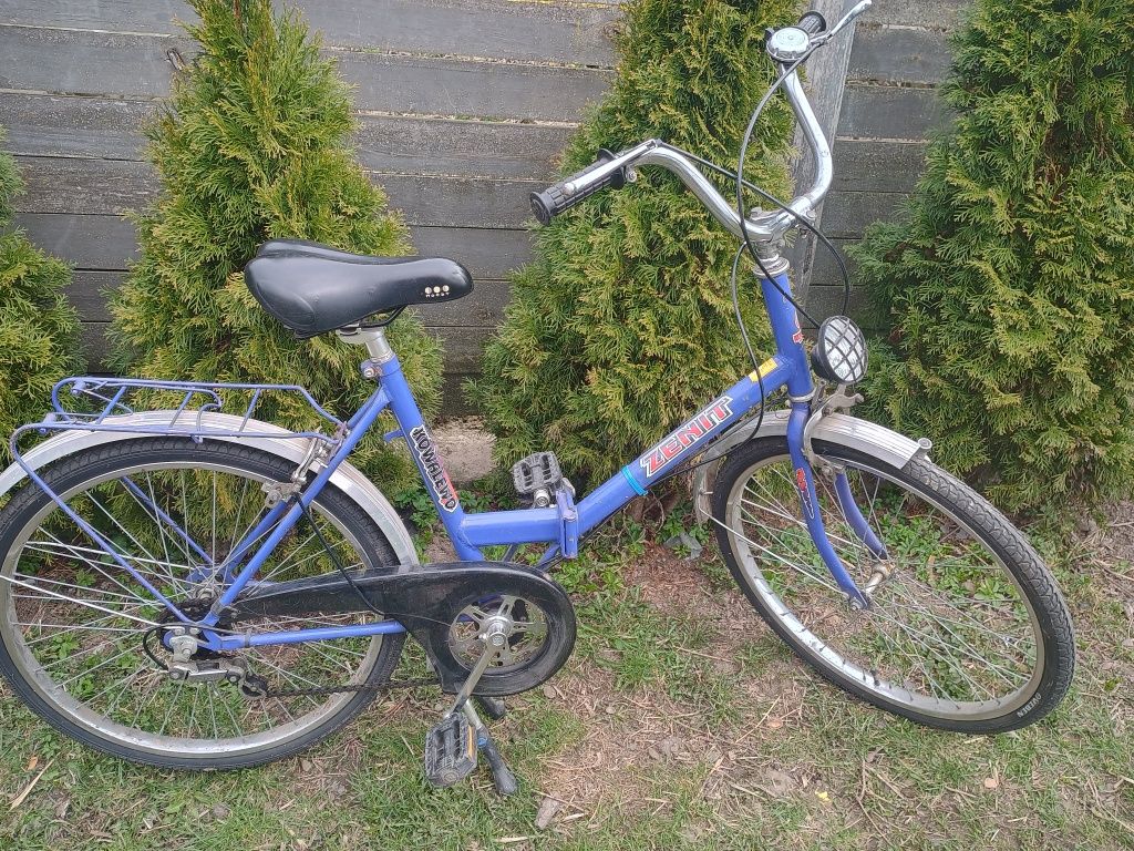 Rower Romet zenit PRL garażowany składak retro stan bdb- przerzutki