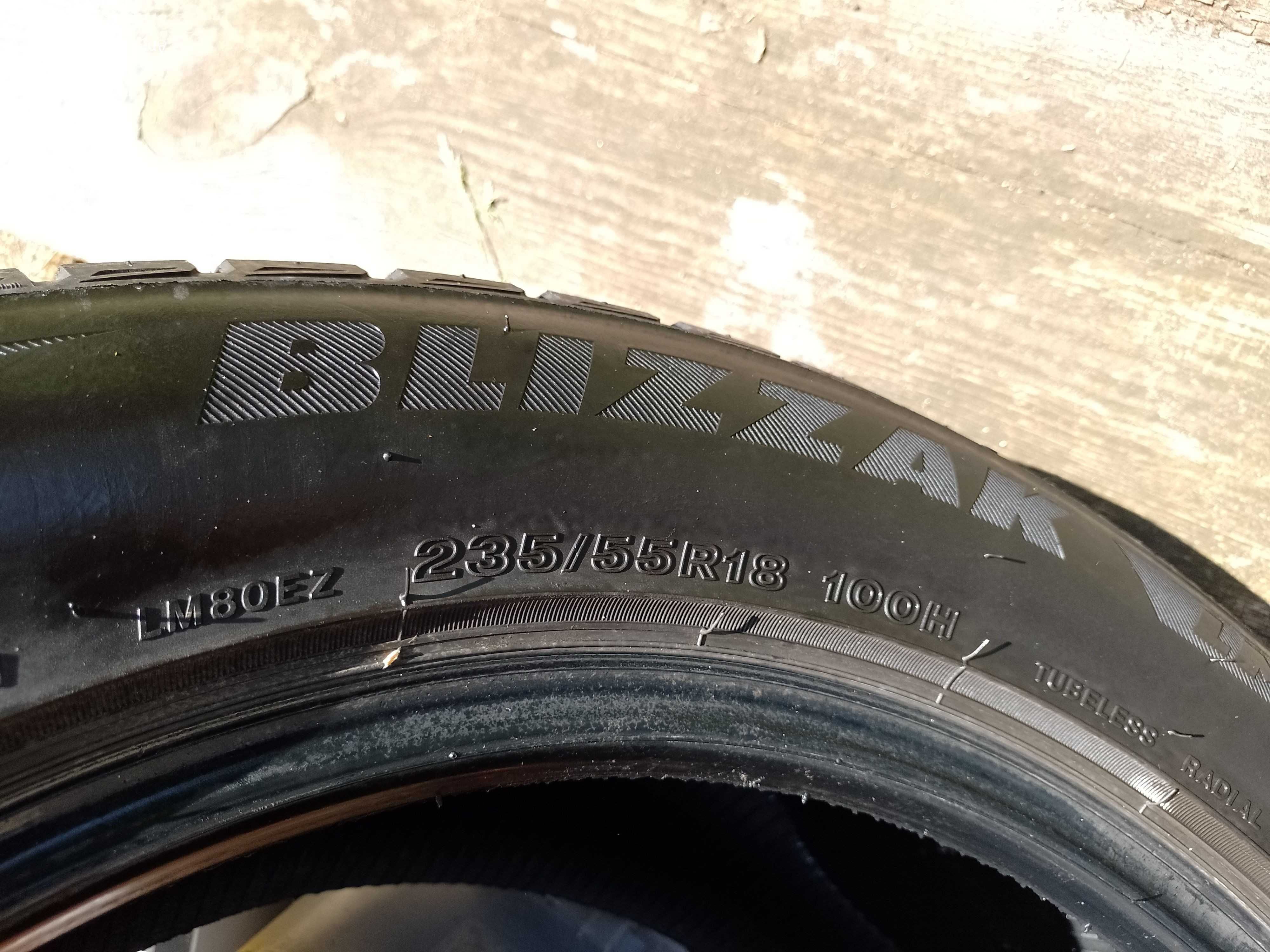 bridgestone blizzak suv 235/55/18 zima